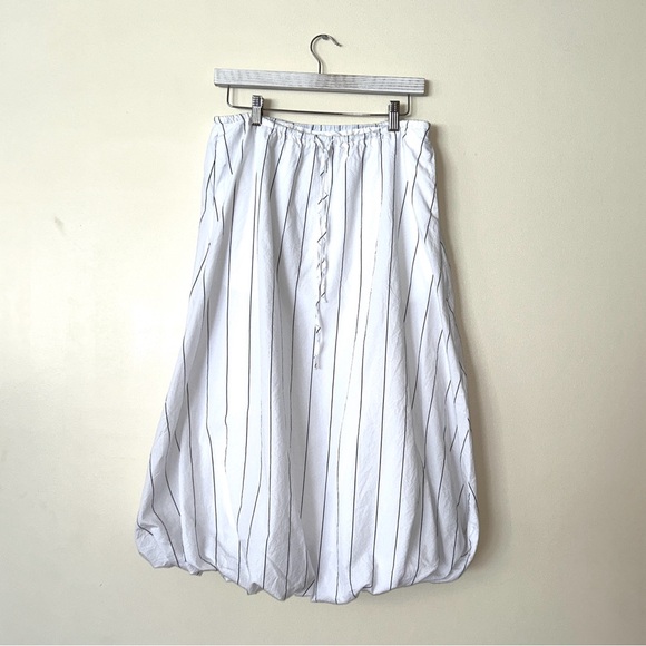 Emerson Lang Elegant Chic Modest Balloon
Midi Maxi Bubble Minimalist Skirt Large - Picture 2 of 15